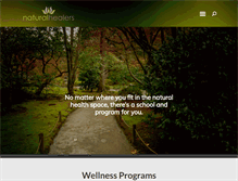 Tablet Screenshot of naturalhealers.com
